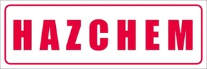 HAZCHEM SIGN - VARIOUS BOARD SIGNAGE OPTIONS - Picture 1 of 1