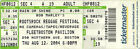 2004 Bob Marley's Rootsrock Reggae Full Complete Concert Ticket Stub Boston MA