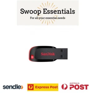 USB 2.0 USB Flash Drive SanDisk 128GB Memory Stick Pen USB Cruzer CZ50 - Picture 1 of 2