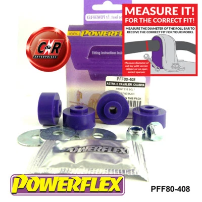 Powerflex Road Frente Arb Montaje Tornillo Cojinete para Opel Astra F (91-98) - Imagen 1 de 4
