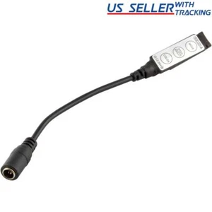 (5-pack) Low-profile Inline Controller for RGB LED Strip Light, Black - Picture 1 of 2