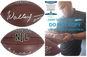 Walter Jones Signed Football COA Proof Seattle Seahawks FSU HOF Autographed - Picture 1 of 7