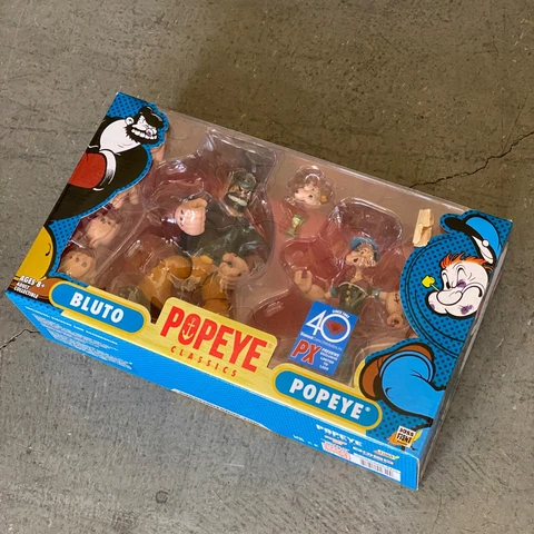 MAR228379: Boss Fight Studio POPEYE CLASSICS POPEYE VS BLUTO PX 1/12 AF 2PK SET Cover
