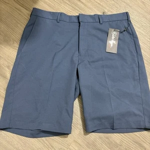 Walter Hagen Shorts Mens 36 Navy Golf Chino Stretch Casual Moisture Wicking NWT - Bild 1 von 10