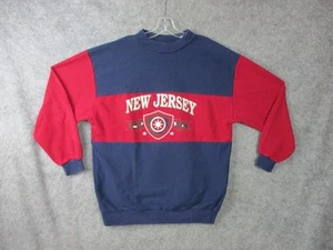 Sudadera De Colección Nueva Jersey Para Hombre Grande - XL Cuello Redondo Sol Triángulo Hecha en EE. UU. 90s - Imagen 1 de 14