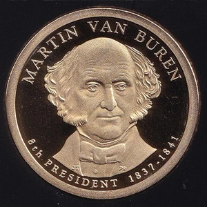 United States 2008-S Presidential Dollar Martin Van Buren - Proof - Picture 1 of 3