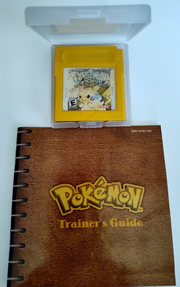 Pokémon Versión Amarilla Edición Especial Pikachu -Gameboy 1999- Juego, Estuche, Manual Foto 1 de 1