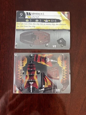 MINERVA Limited Edition Fire & Steel Pirates Wizkids CSG Pocketmodel - Image 1 of 2