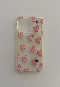 Coque coussin air coeur rose pour iPhone 15 PRO MAX - Protection TPU souple - Photo 1 sur 2