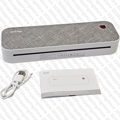 PeriPage A40 Mini Drucker Thermodrucker 203DPI Bluetooth Wireless Tragbar Grau - Bild 1 von 4