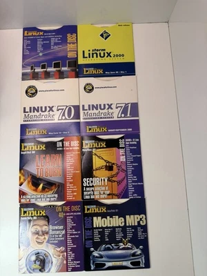 Maximum Linux CD Lot (8 Discs 2000–2001) + Mandrake 7.0 & 7.1 + Storm Linux - Image 1 of 3