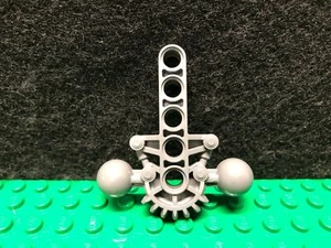 BIONICLE Lego Brand Hips Lower Torso 7 tooth half gear 47306 Dark Bluish Gray - Picture 1 of 2