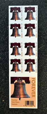 2008USA #4125b Forever Liberty Bell (V11111) Booklet of 20 Mint - Image 1 of 2
