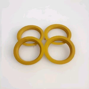 71.6 to 60.1 Spigot Rings Set Of 4 TUV Approved, Nissan, Renault, Lexus, Toyota - Picture 1 of 2