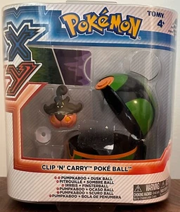 Pokemon Clip n Carry Pokeball Pumpkaboo with Dusk Ball Figure Set Toy New S4 - Picture 1 of 3