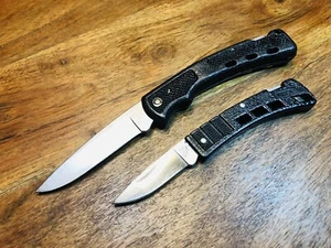 Vintage 1988 & 1996 Buck USA 444, 425, Bucklite Folding Hunting Knife (Lot of 2) - Picture 1 of 19