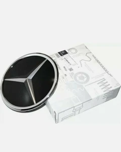 Mercedes Front Grille Star Emblem Distronic Upgrade AMG Style Plate A1648880411 - Picture 1 of 8
