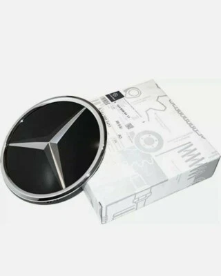 Mercedes Front Grille Star Emblem Distronic Upgrade AMG Style Plate A1648880411 - Image 1 of 4