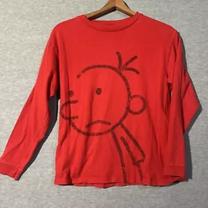 Diary of a Wimpy Kid Langarmshirt rot 100% Baumwolle Gr. L Jugend - Bild 1 von 3