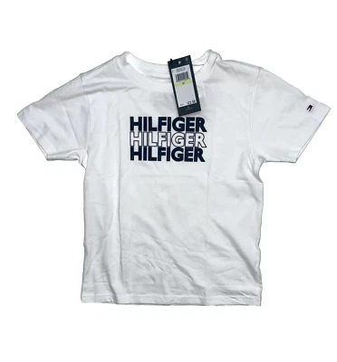 Camisetas TOMMY HILFIGER Niño 2T-4T Niño 100% Algodón Manga Corta o Larga Nuevas con Etiquetas Foto 1 de 2