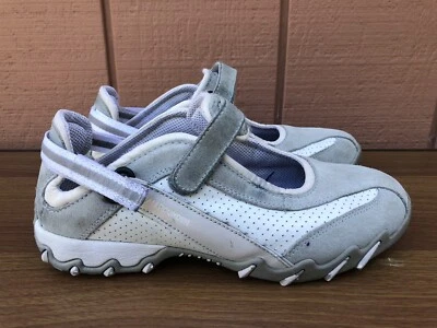 EUC Mephisto US 7.5 Mary Jane Shoes All Rounder Niro Comfort White Gray Shoes C6 - Image 1 of 4