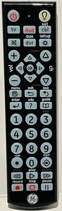GE RC24116-V4 LIGHT UP UNIVERSAL TV DVD CBL DVR REMOTE CONTROL [HR14] - Picture 1 of 3