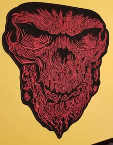 Skull Patch approx 10x11.5" - Picture 1 of 2