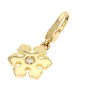 BVLGARI   Pendant top Snowflake 1P Diamond K18 Yellow Gold