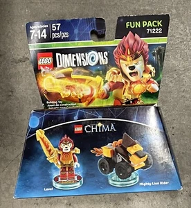 LEGO DImensions The Movie Fun Pack Legends of Chima Laval 71222 Lion Rider 57pcs - Picture 1 of 2