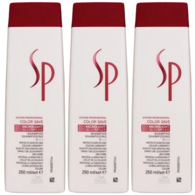 Wella SP Color Save 3 x 250 ml Shampoo Set - Bild 1 von 2