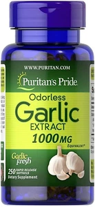 Odorless Garlic 1000mg – Heart & Circulation Support – 250 Softgels - Picture 1 of 12