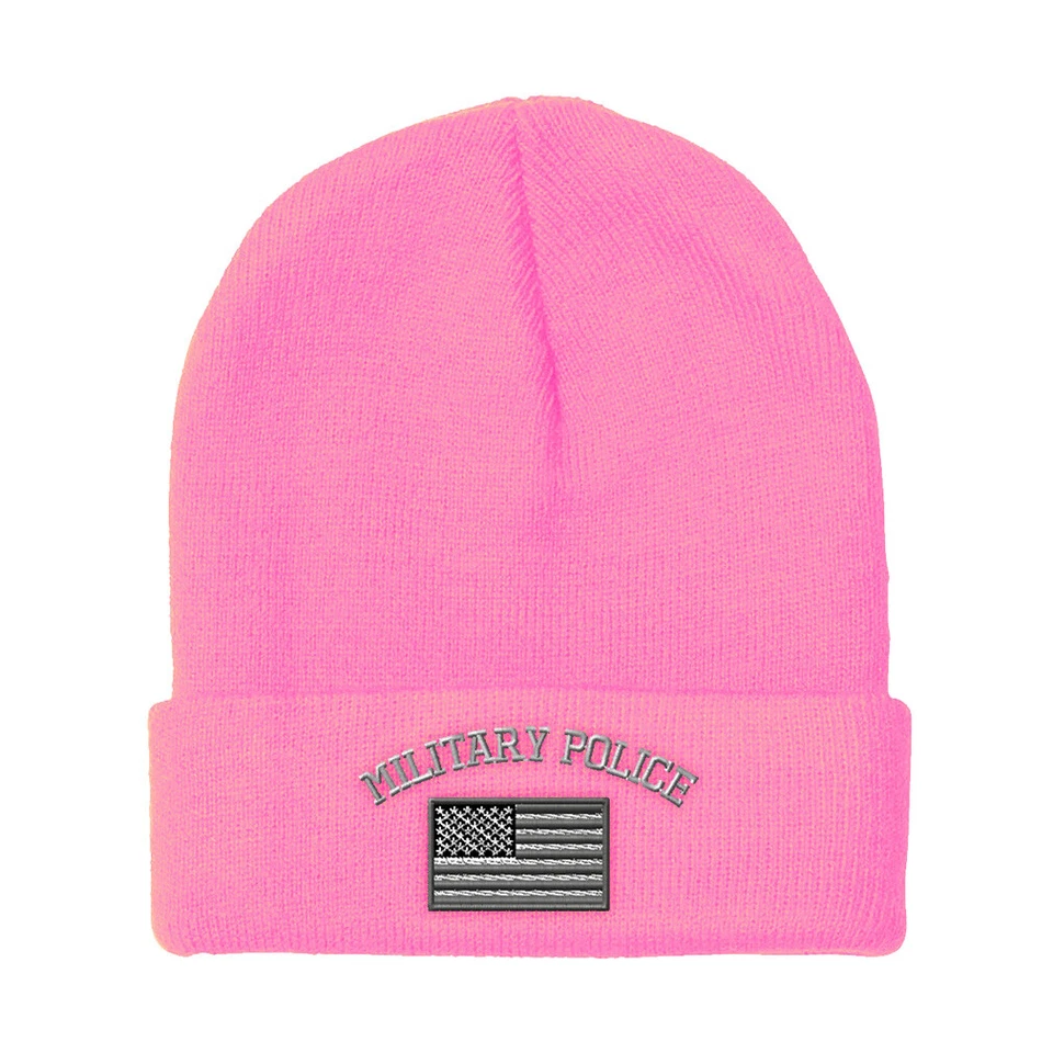 Gorros para Hombre Bandera de Estados Unidos Ejército Militar Policía Bordado Acrílico Calavera Gorra Foto 1 de 1