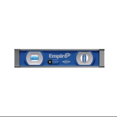 Empire em95.10 9" TRUE BLUE ULTRAVIEW LED Magnetic Torpedo Level, Aluminum Vial - Image 1 of 4