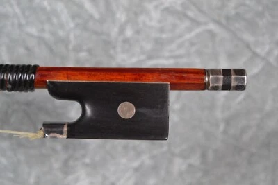 Geigenbogen Emil Pfretzschner Violin Bow Silber Montiert Violon Archet  - Bild 1 von 4