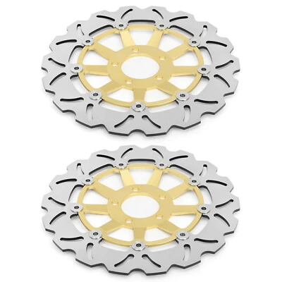 Front Brake Disc Rotors For Kawasaki ZZR 1100 C 1990-1992 ZX-9R NINJA 2000-2001 - Image 1 of 4