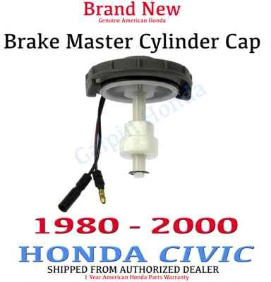 Tapa de cilindro maestro de freno Honda CIVIC 1980-2000 OEM [46662-S04-J01] Foto 1 de 4