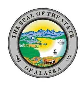 Alaska State Seal Sticker Decal R523 - Picture 1 of 1