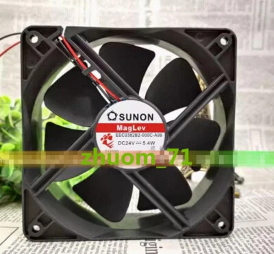 1PC SUNON EEC0382B2-000C-A99 12038 24V 5.4W 12cm inverter cooling fan - Image 1 of 4
