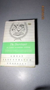 DEERSLAYER JAMES FENIMORE COOPER GREAT ILLUS CLASSICS BASIL DAVENPORT 1952 HCDJ - Picture 1 of 11