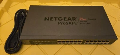 NetGear  ProSafe Plus (JGS524E-100NAS) 24-Ports Rack-mountable Ethernet Switch - Image 1 of 2