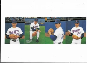 NOLAN RYAN 1991 MADRES COOKIES 300 VICTORIAS SET 4 HOJAS DE CARTAS SIN CORTAR - Imagen 1 de 1