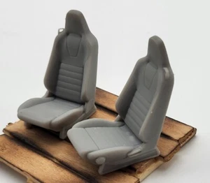 Asientos Mobern JDM para coches modelo escala 1/24 y 1/25 (juego de 2) - Imagen 1 de 11
