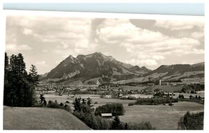 Sonthofen Germania RPPC cartolina d'epoca guardando all'Austria dalle Alpi svizzere 11890 - Foto 1 di 2