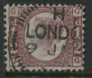 1870 1/2d Plate 5 lettered QG struck by a London CDS (41) - Picture 1 of 1