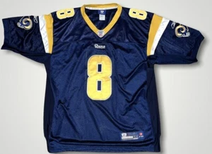 ST LOUIS RAMS #8 SAM BRADFORD SEWN ON REEBOK ONFIELD FOOTBALL JERSEY SIZE 54 - Picture 1 of 5