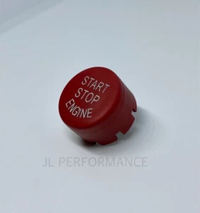 Pulsante di avviamento arresto motore rosso opaco per BMW 1 2 3 4 5 M2 M3 Serie M4 STOP START - Foto 1 di 3