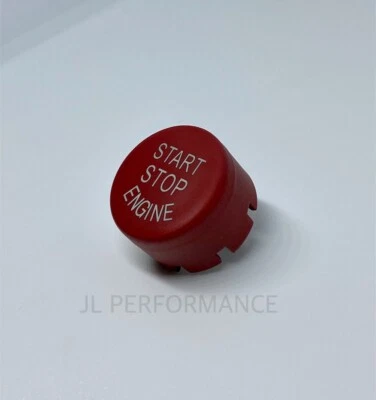 Botón de arranque de parada del motor MATE ROJO para BMW 1 2 3 4 5 M2 M3 M4 Serie STOP START Foto 1 de 3