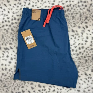 ASICS Men's 5" WVN Ripstop Running Short, Built-in Brief | Blue | XL | $35 | NWT - Picture 1 of 8