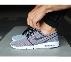Nike SB Stefan Janoski Max - 2015 - Black White - Größe UK 8 (EU 42,5) US 9 - Bild 1 von 18