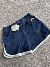 Little Bird by Jools Oliver Navy Towelling Retro Shorts 18-24 months